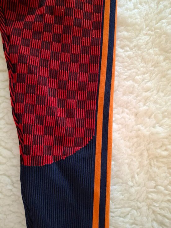 Paolina Russo x ADIDASRare Designer Leggings Orange Red Buckle Detail - Picture 4 of 7